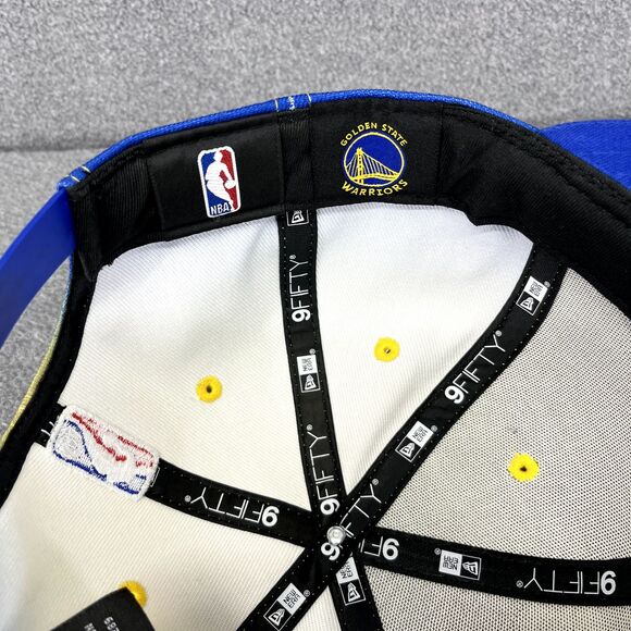 New Era Golden State Warriors 9Fifty Adjustable Snapback Hat‎ Cap - Picture 9 of 12